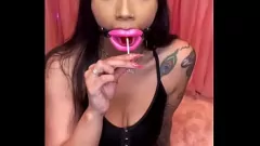 تشغيل سميكة الاباحية لاتينا Badkittyyy مع التثبيت عن طريق الفم تمتص مصاصة